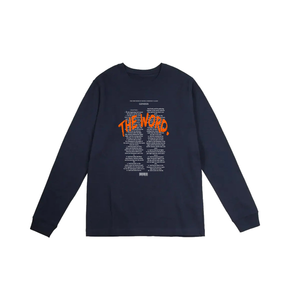 "The Word" Long Sleeve - Midnight Navy